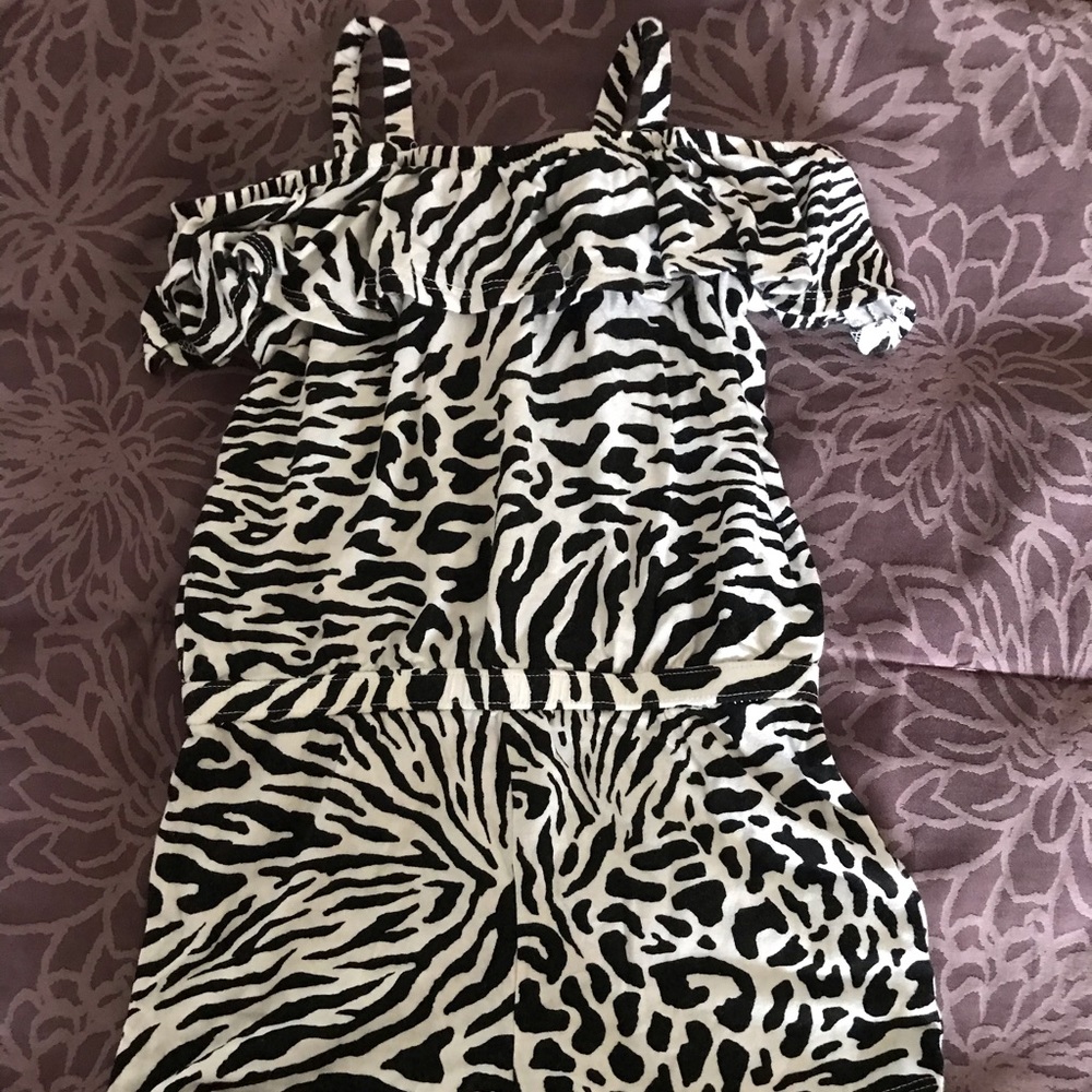 3T Zebra Romper/Jumpsuit